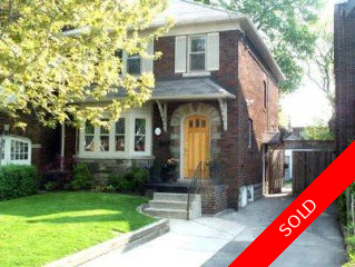 Toronto Detached for sale: